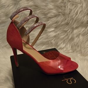 Shoe Dazzle Blinged out Heel